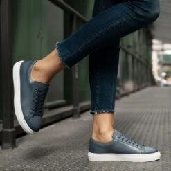 Women's Premier Low Top | Indigo -Casual Shoes World 1024x1024 Women Premier LowTop Indigo 100422 2