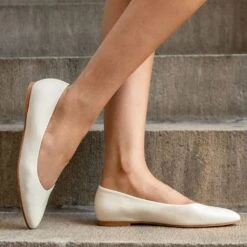 Viva | Ivory -Casual Shoes World 1024x1024 Women VivaBalletFlat Ivory 060823 1