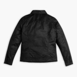 Waxed Canvas Field Jacket | Black -Casual Shoes World 1024x1024 Women WaxedCanvasFieldJacket Black 101824 Rear