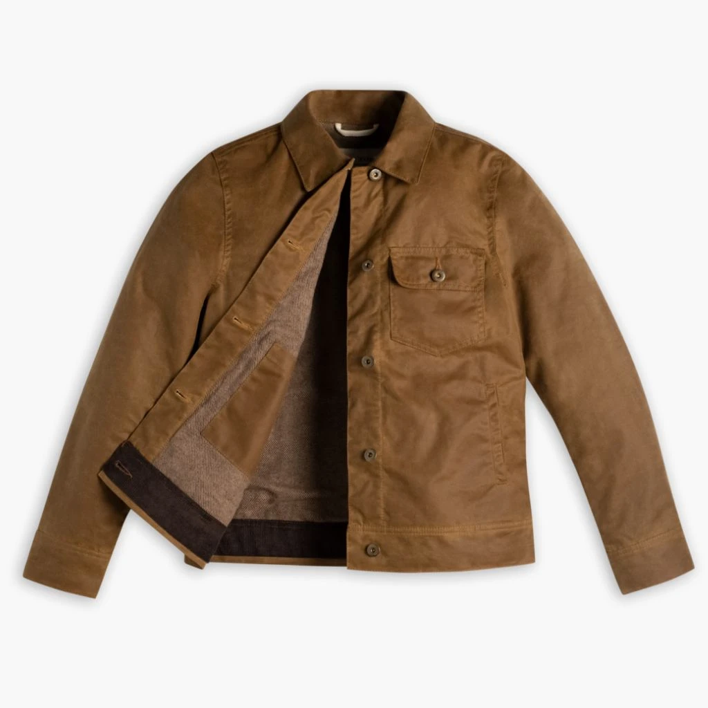 Waxed Canvas Field Jacket | Khaki 7 Waxed Canvas Field Jacket | Khaki - Image 5