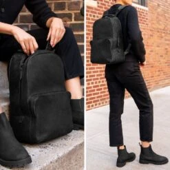 Perfecto Backpack | Black Matte -Casual Shoes World 1024x1024 Womens Backpack BlackMatte 091724 2 ceee0ec5 fed4 4722 872c 1d5c4108e792