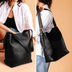 Bucket Bag | Black & Gold -Casual Shoes World 1024x1024 Womens BucketBag BlackGold 091324 2 bf15544e 0047 4835 9d51 995a404291c2