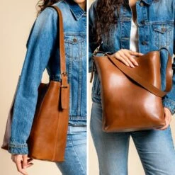 Bucket Bag | Saddle -Casual Shoes World 1024x1024 Womens BucketBag Saddle 091324 2 0b2fdfa3 eec8 4fbc 814a c5a80167c1c6