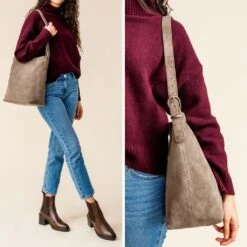 Bucket Bag | Taupe -Casual Shoes World 1024x1024 Womens BucketBag Taupe 010225 2