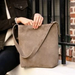Bucket Bag | Taupe -Casual Shoes World 1024x1024 Womens BucketBag Taupe 010225 3