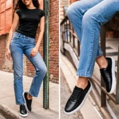 Women's Court | Black -Casual Shoes World 1024x1024 Womens Court Black 070224 2