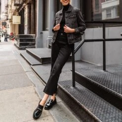 Denim Trucker Jacket | Faded Black -Casual Shoes World 1024x1024 Womens DenimTrucker FadedBlack 112724 3