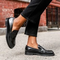 Dress Penny | Black -Casual Shoes World 1024x1024 Womens DressPenny Black 090524 1