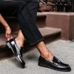 Dress Penny | Black -Casual Shoes World 1024x1024 Womens DressPenny Black 090524 2