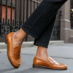 Dress Penny | Caramel -Casual Shoes World 1024x1024 Womens DressPenny Caramel 121824 1