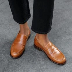 Dress Penny | Caramel -Casual Shoes World 1024x1024 Womens DressPenny Caramel 121824 3