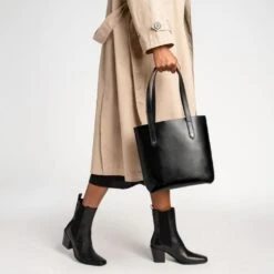 Everyday Tote | Black (S) (Silver) -Casual Shoes World 1024x1024 Womens EverydayTote BlackSilver Small 101024 3