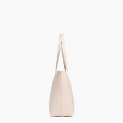 Everyday Tote | Beige (S) (Zipper) -Casual Shoes World 1024x1024 Womens EverydayTote Zip Beige Small 110824 Side