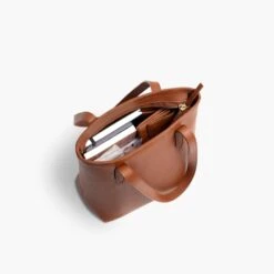 Everyday Tote | Cuero (S) (Zipper) -Casual Shoes World 1024x1024 Womens EverydayTote Zip Cuero Small 110824 Overhead