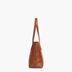 Everyday Tote | Cuero (S) (Zipper) -Casual Shoes World 1024x1024 Womens EverydayTote Zip Cuero Small 110824 Side