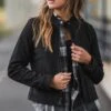 Racer Jacket | Black Matte -Casual Shoes World 1024x1024 Womens Jackets Racer BlackMatte 102722 1