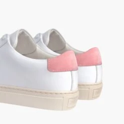 Women's Legacy | White X Blush -Casual Shoes World 1024x1024 Womens Legacy White Pink 092922 HeelDetail