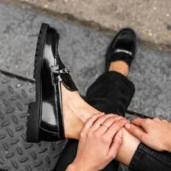 Penny | Black & Silver -Casual Shoes World 1024x1024 Womens Penny BlackSilver 112524 3