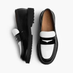 Penny | Black & White -Casual Shoes World 1024x1024 Womens Penny BlackWhite 051324 Flatlay1