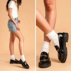 Penny Platform | Black & Gold -Casual Shoes World 1024x1024 Womens PennyPlatform BlackGold 051324 3