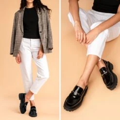 Penny Platform | Black & Silver -Casual Shoes World 1024x1024 Womens PennyPlatform BlackSilver 051324 3