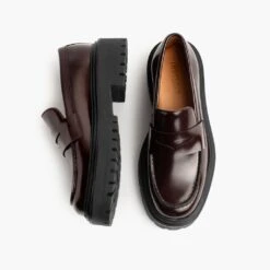 Penny Platform | Burgundy -Casual Shoes World 1024x1024 Womens PennyPlatform Burgundy 051324 Flatlay1