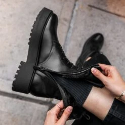 Quest | Black Shearling -Casual Shoes World 1024x1024 Womens Quest BlackShearling 120424 2