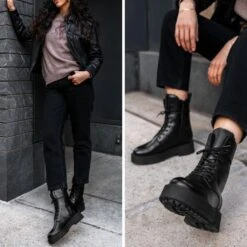 Quest | Black Shearling -Casual Shoes World 1024x1024 Womens Quest BlackShearling 120424 3