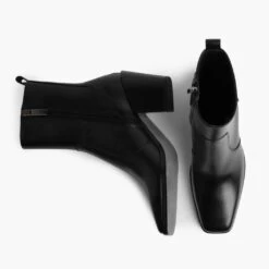 Soho Zip | Black 13 Soho Zip | Black -Casual Shoes World 1024x1024 Womens SohoZip Black 092222 Flatlay1