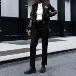 Varsity Jacket | Black 10 Year -Casual Shoes World 1024x1024 Womens VarsityJacket 10Yr Black 121224 3