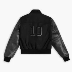 Varsity Jacket | Black 10 Year -Casual Shoes World 1024x1024 Womens VarsityJacket 10yr Black 121124 Rear