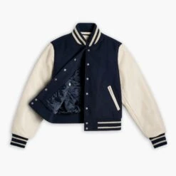 Varsity Jacket | Navy -Casual Shoes World 1024x1024 Womens VarsityJacket Navy 121124 FrontOpen