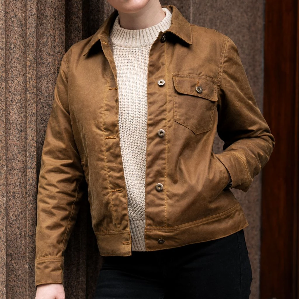 Waxed Canvas Field Jacket | Khaki 3 Waxed Canvas Field Jacket | Khaki