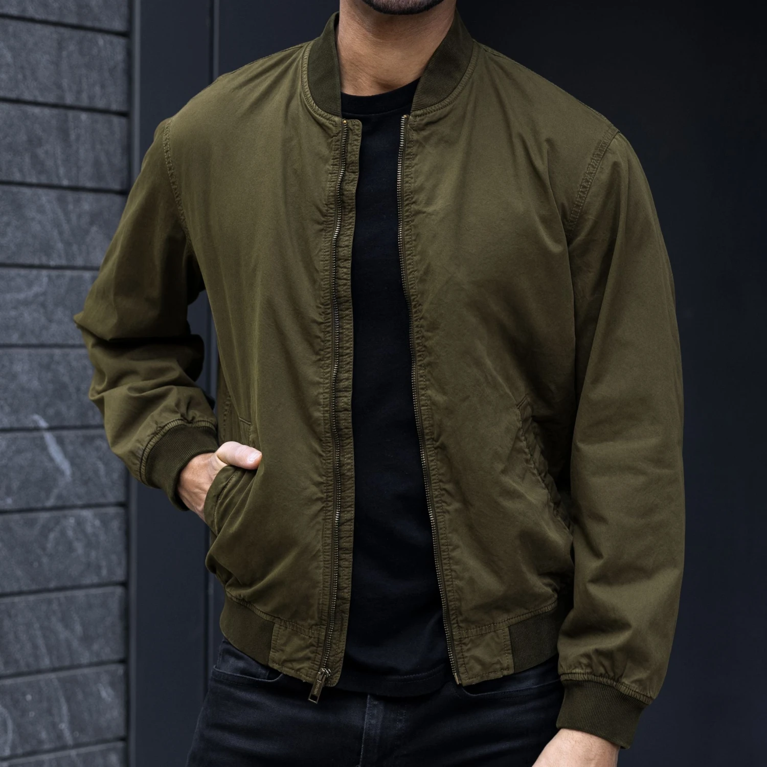 Alpha M Bomber | Army Green 3 Alpha M Bomber | Army Green