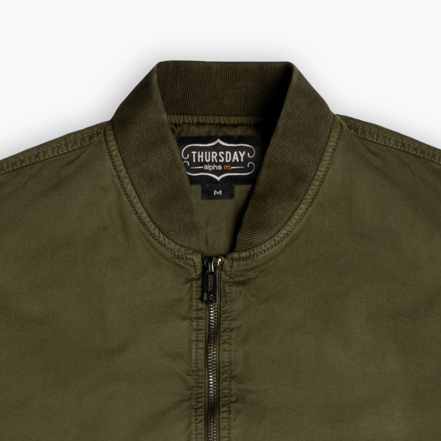 Alpha M Bomber | Army Green 9 Alpha M Bomber | Army Green - Image 7