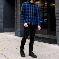 Buffalo Check Shirt | Eclipse -Casual Shoes World 2048x2048 Mens BuffaloCheckShirt Eclipse 121224 3