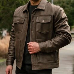 Roughout Cruiser Jacket | Dark Olive