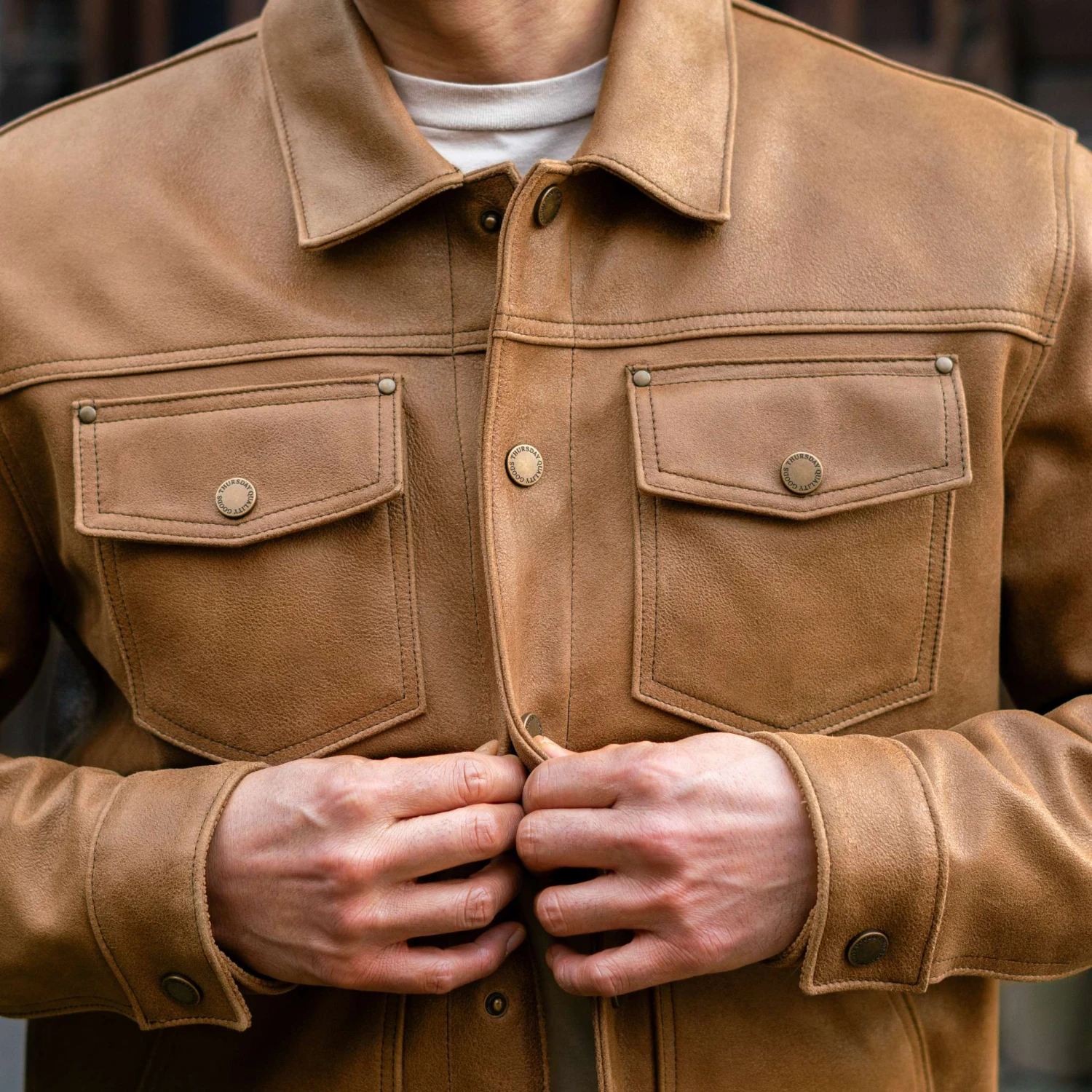 Roughout Cruiser Jacket | Natural 4 Roughout Cruiser Jacket | Natural - Image 2