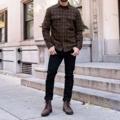 Summit Flannel Shirt | Chestnut -Casual Shoes World 2048x2048 Mens SummitFlannel Chestnut 121224 3