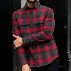 Summit Flannel Shirt | Red 15 Summit Flannel Shirt | Red -Casual Shoes World 2048x2048 Mens SummitFlannel Red 121224 1