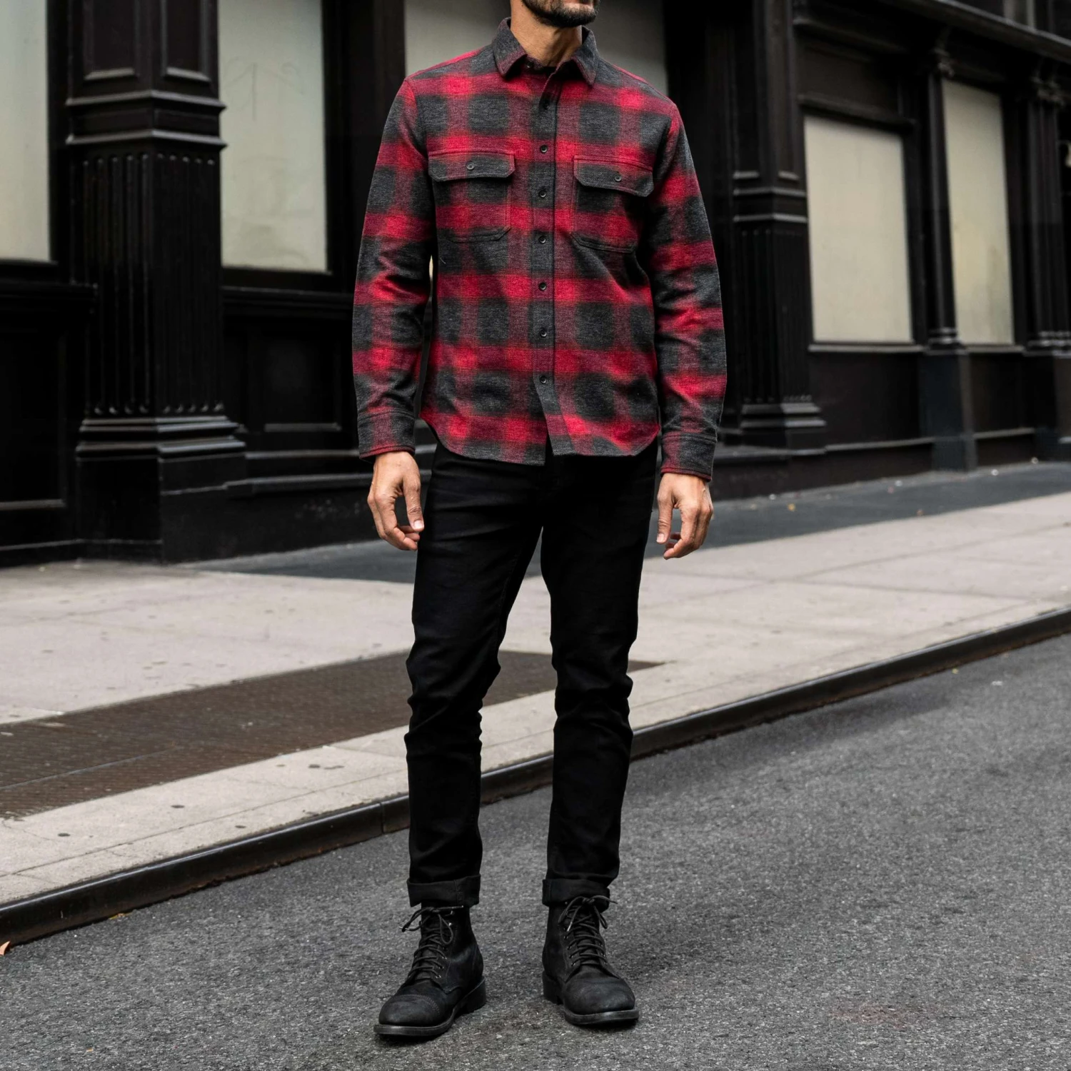 Summit Flannel Shirt | Red 10 Summit Flannel Shirt | Red - Image 8
