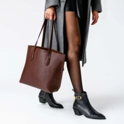 Dress Tote | Amber -Casual Shoes World 2048x2048 Womens DressTote Amber 010225 2