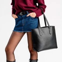 Dress Tote | Black 18 Dress Tote | Black -Casual Shoes World 2048x2048 Womens DressTote Black 010225 2