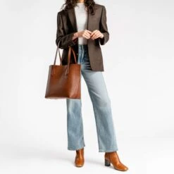 Dress Tote | Cuero -Casual Shoes World 2048x2048 Womens DressTote Cuero 010225 3